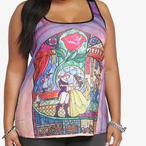 Torrid Beauty and the Beast Stained Glass Tank Top